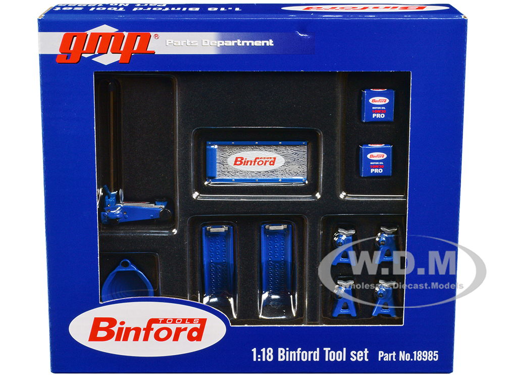 Shop Tool Set 2 of 6 pieces Binford Tools "Home Improvement" (1991-1999) TV Series 1/18 Diecast Replica by GMP