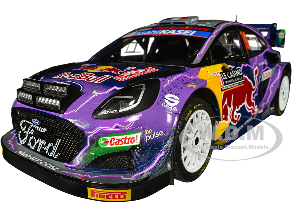 Ford Puma Rally1 Hybrid 19 Sebastien Loeb - Isabelle Galmiche Champion 