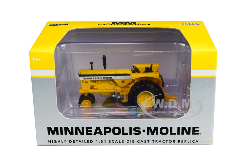 Image of Minneapolis Moline G900 Narrow Front Tractor Yellow 1/64 Diecast Model by SpecCast