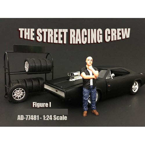 The Street Racing Crew Figure I For 124 Scale Models By American Diorama