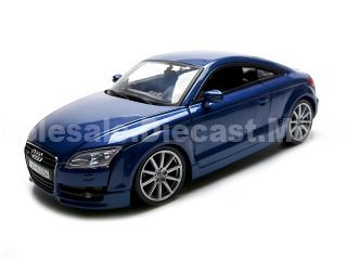 2007 Audi TT Blue 1/18 Diecast Car Model By Motormax