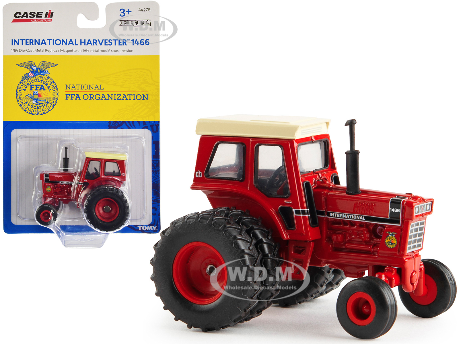 IH International Harvester 1466 Tractor With Dual Wheels Red National FFA Organization Case IH Agriculture 1/64 Diecast Model By ERTL TOMY