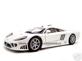 Saleen S7 White 1/18 Diecast Model Car By Motormax