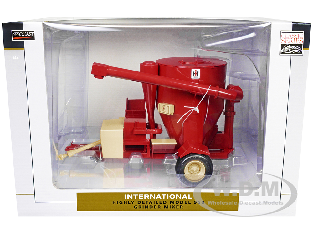 International Harvester IH 950 Grinder Mixer Red "Classic Series" 1/16 Diecast Model by SpecCast