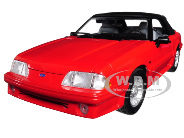 1988 Ford Mustang 5.0 Convertible Red "married With Children" (1987-1997) Tv Series Limited Edition To 630 Pieces Worldwide 1/18 Diecast Model Car By