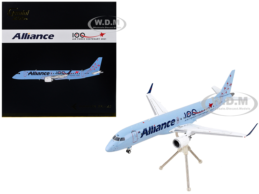 Embraer ERJ-190 Commercial Aircraft Alliance Airlines - 100th Anniversary Royal Australian Air Force Blue Gemini 200 Series 1/200 Diecast Model Airplane by GeminiJets