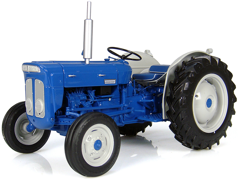 1963 Fordson Super Dexta New Performance Tractor Blue 1/16 Diecast Model By Universal Hobbies