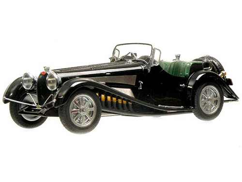 1931 Bugatti Type 54 Roadster Black Mullin Collection 1/18 Model Car By Minichamps