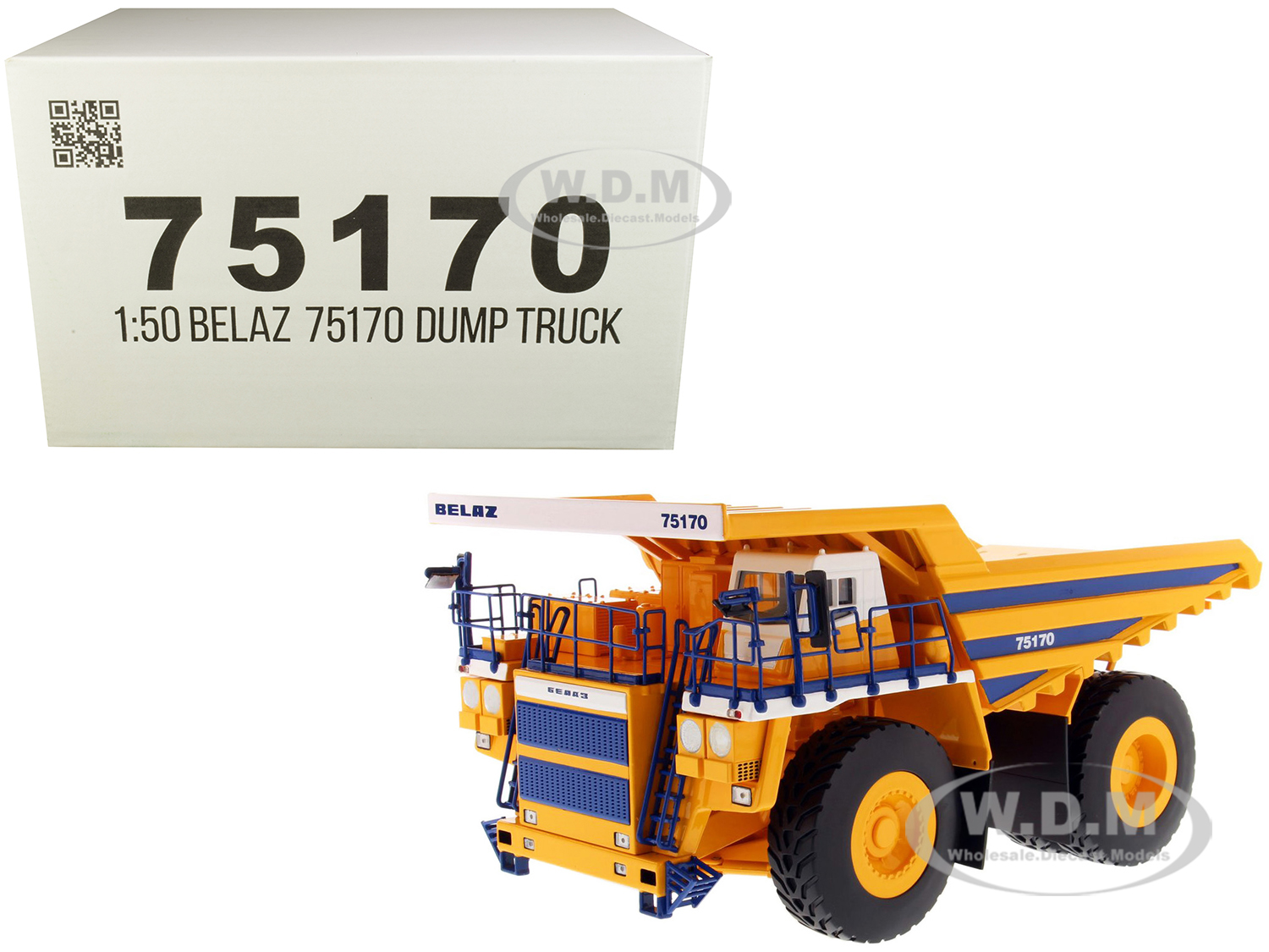 Image of BelAZ 75170 Mining Dump Truck 1/50 Diecast Model by Diecast Masters