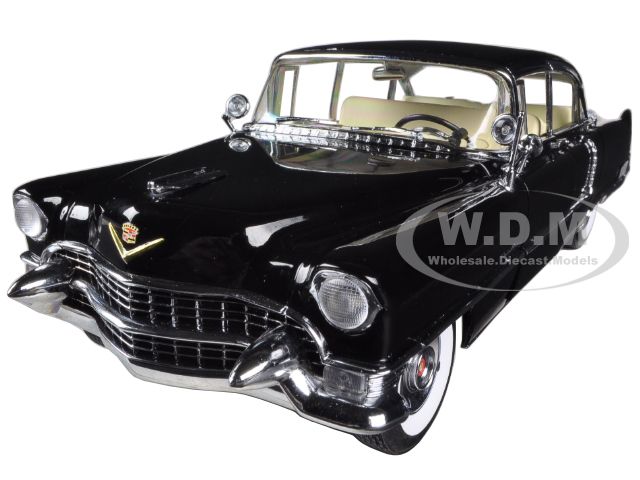 1955 Cadillac Fleetwood Series 60 Special Black 1/18 Diecast Car Model By Greenlight