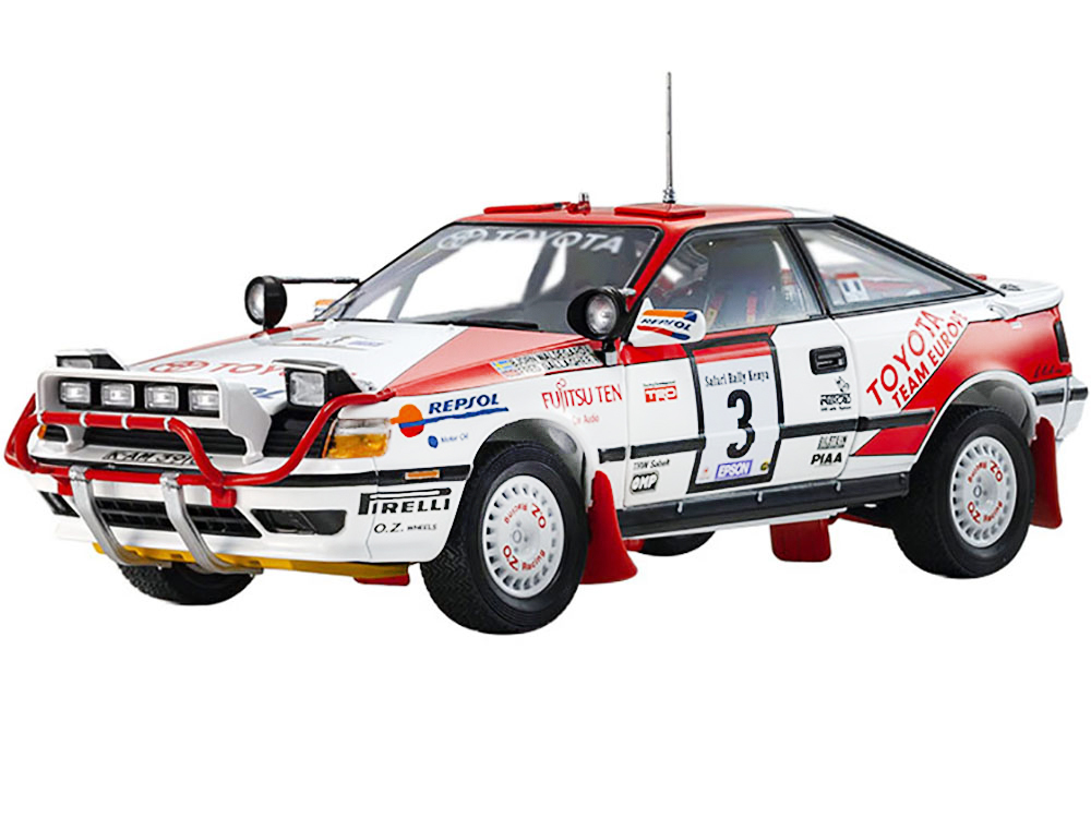 Toyota Celica GT 3 FOUR 1990 Safari 1/18 Diecast Model Car by Kyosho