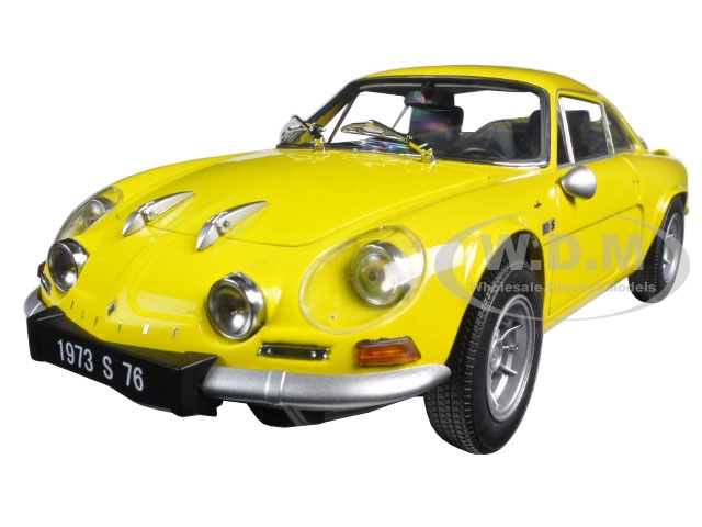 Renault Alpine A110 1600S Yellow 1/18 Diecast Model Car by Kyosho