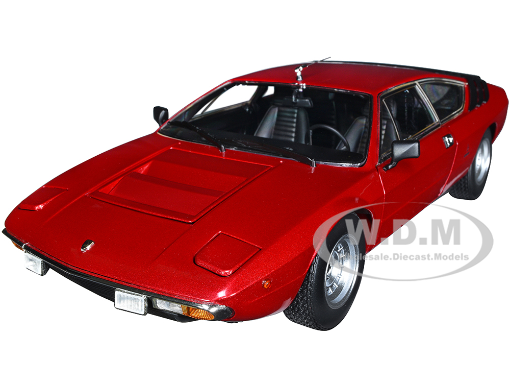 Lamborghini Urraco Rally Red Metallic 1/18 Diecast Model Car By Kyosho