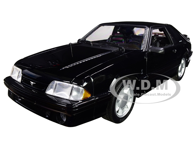 1993 Ford Mustang Cobra Black With Black Interior Limited Edition To 750 Pieces Worldwide 1/18 Diecast Model Car By Gmp