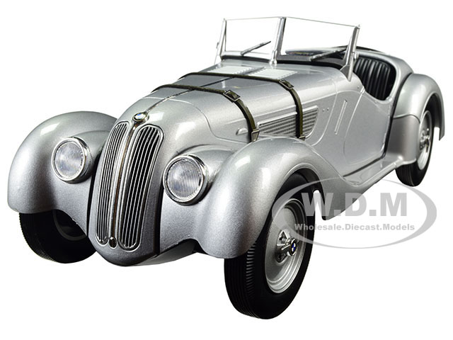 Image of 1936 BMW 328 Silver Limited Edition to 504pcs 1/18 Diecast Model Car by Minichamps