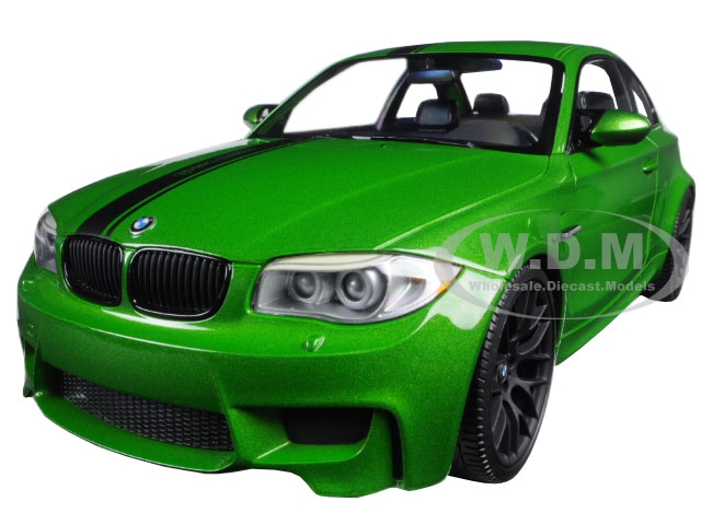 Image of 2011 BMW 1 M Coupe Java Green Limited Edition to 504pcs 1/18 Diecast Model Car by Minichamps