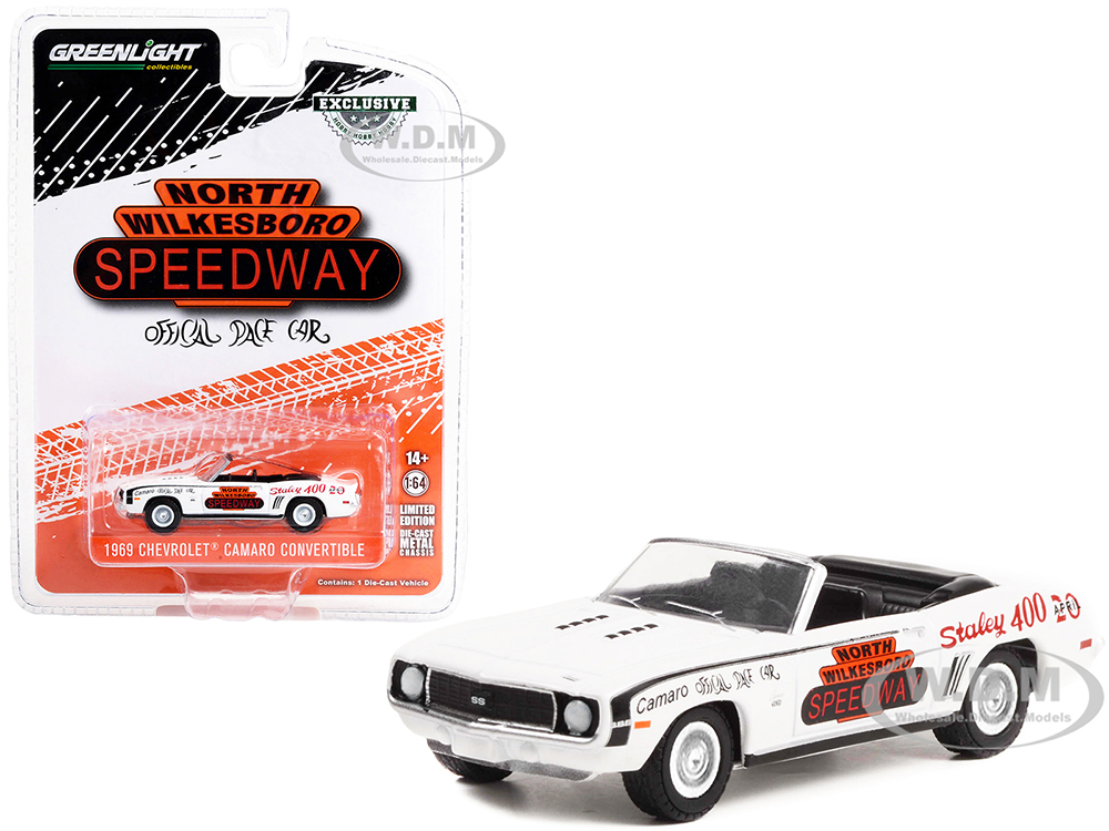 1969 Chevrolet Camaro Convertible North Wilkesboro Speedway Official Pace Car (North Carolina) Hobby Exclusive Series 1/64 Diecast Model Car by Greenlight