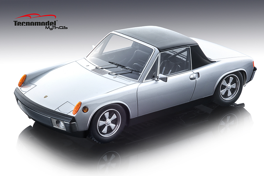 1974 Porsche 914/6 Silver Limited Edition to 60 pieces Worldwide 1/18 Model Car by Tecnomodel