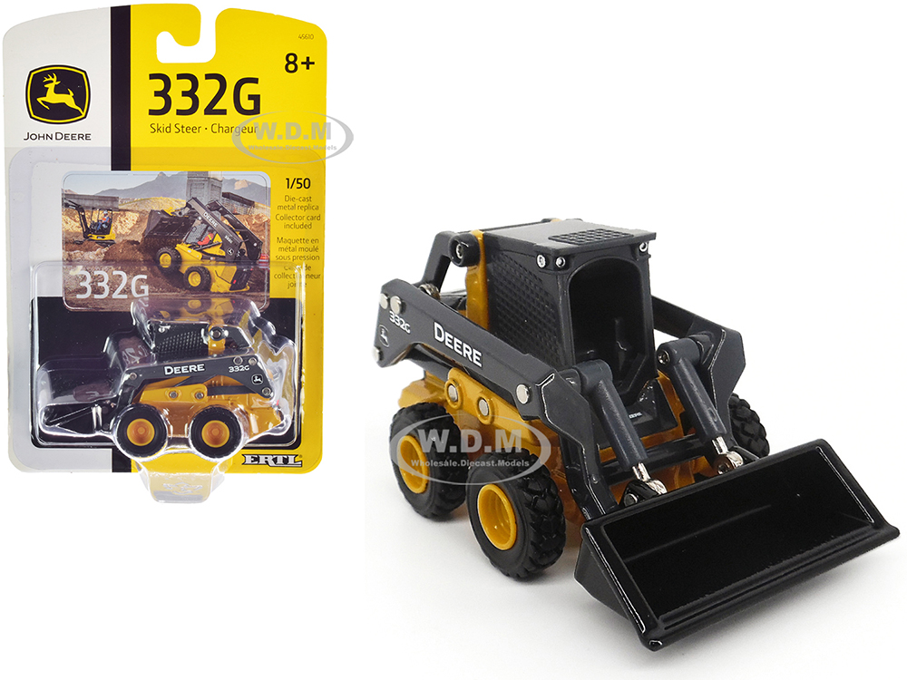Image of John Deere 332G Skid Steer Loader 1/50 Diecast Model by ERTL TOMY