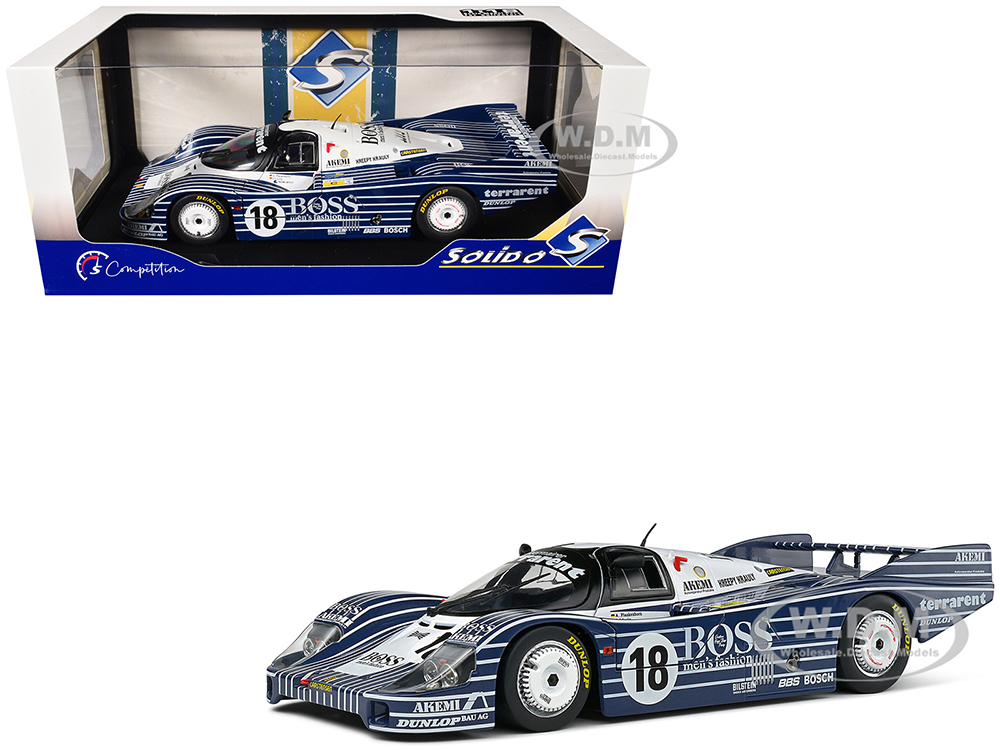 Porsche 956LH 18 Jurgen Lassig - Axel Plankenhorn - Desire Wilson "24 Hours of Le Mans" (1983) "Competition" Series 1/18 Diecast Model Car by Solido