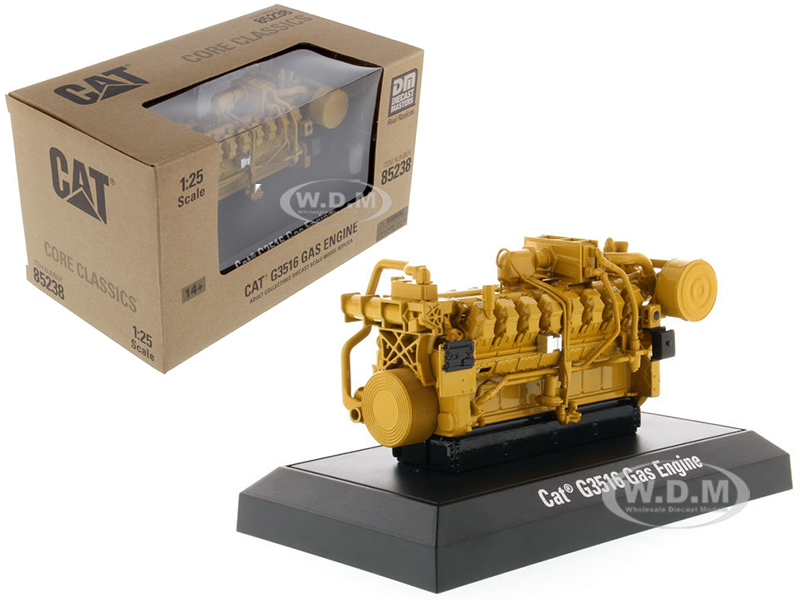 Gas Engine Core Cat Caterpillar G3516 Classics Series 1/25 Diecast Model By Diecast Masters