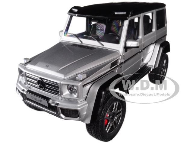 Mercedes Benz G500 4X4 2 Silver 1/18 Model Car by Autoart