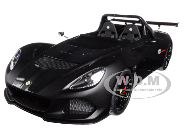 Lotus 3-eleven Matt Black With Gloss Black Accents 1/18 Model Car By Autoart