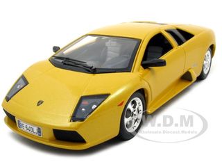 Lamborghini Murcielago Yellow 1/24 Diecast Model Car By Bburago