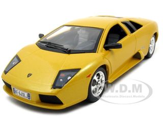 Image of Lamborghini Murcielago Yellow 1/24 Diecast Model Car by Bburago