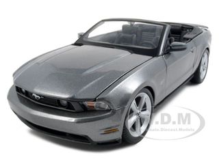 2010 Ford Mustang Gt Convertible Gray 1/18 Diecast Model Car By Maisto