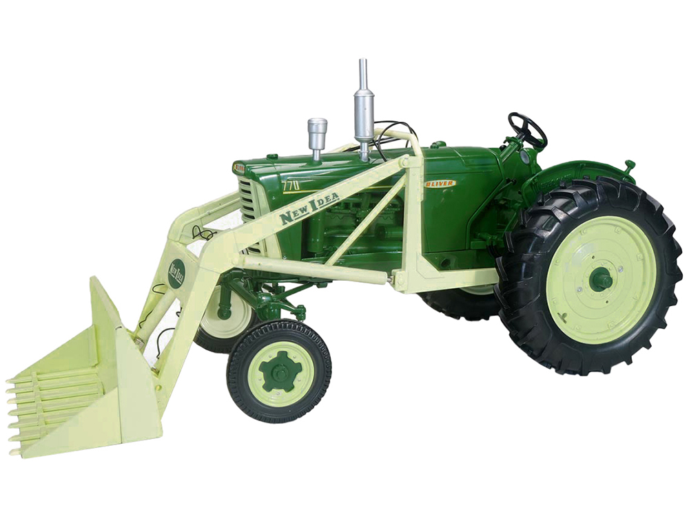 Oliver 770 Wide Front Tractor with Loader Green 