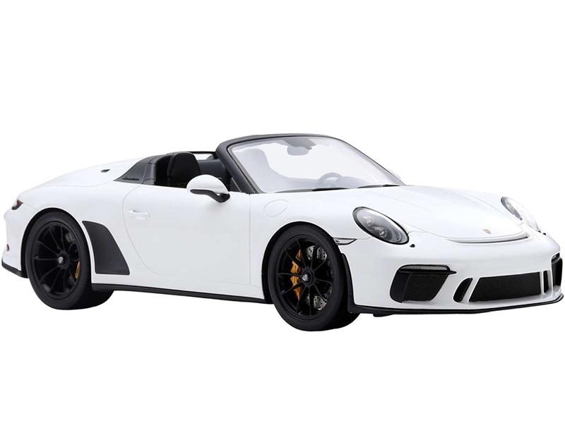 Image of 2019 Porsche 911 Speedster White 1/18 Model Car by Spark