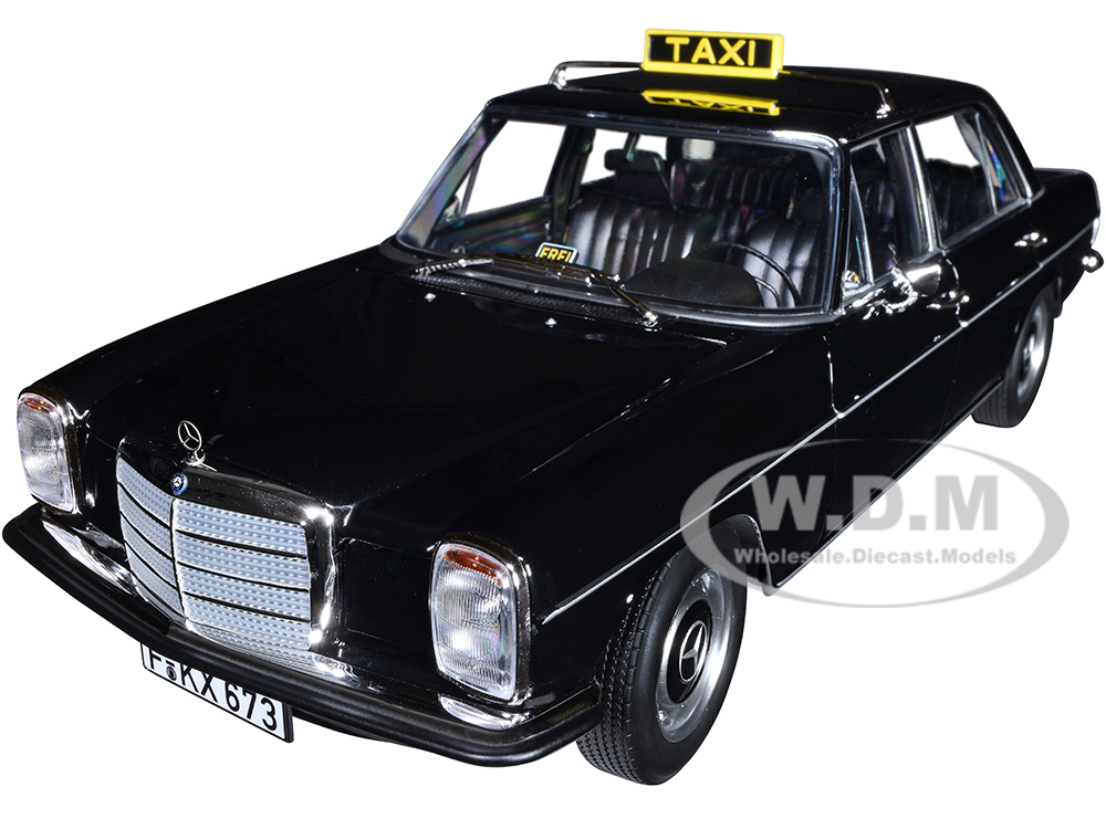 1968 Mercedes-Benz 200 Taxi Black 1/18 Diecast Model Car by Norev