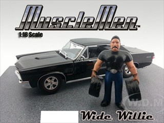 Image of Musclemen Wide Willie Figure for 118 Diecast Car Models by American Diorama