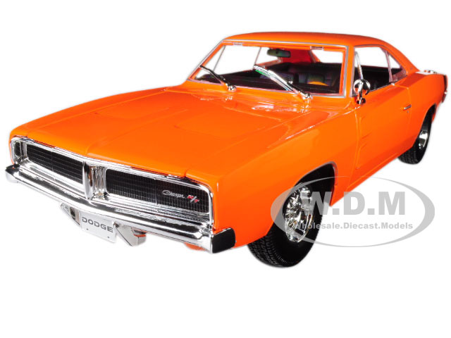 Image of 1969 Dodge Charger R/T Orange "Special Edition" 1/18 Diecast Model Car by Maisto