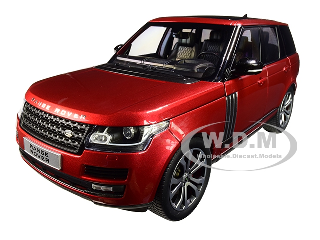 2017 Range Rover Sv Autobiography Dynamic Metallic Red 1/18 Diecast Model Car By Lcd Models