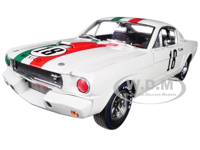 1965 Ford Shelby Mustang Gt350r 18 Mexico 1/18 Diecast Car Model By Shelby Collectibles