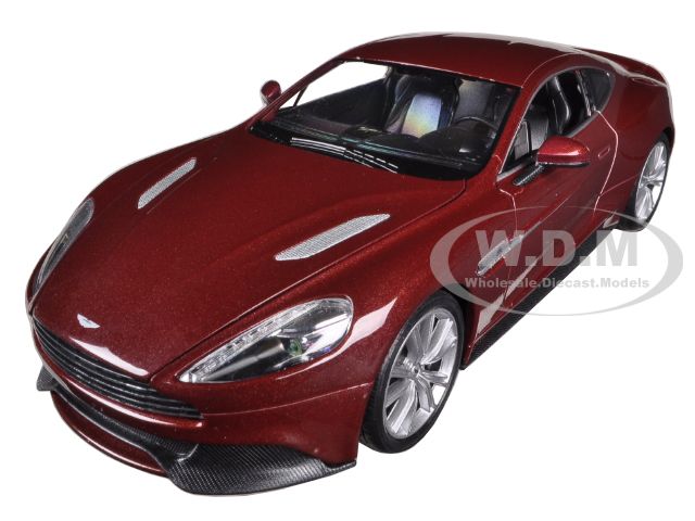 Aston Martin Vanquish Bronze 1/24 Diecast Car Model By Welly