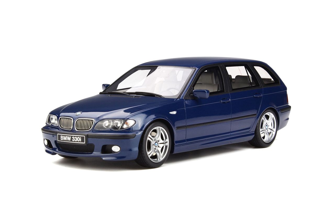 Bmw 330i (e46) Touring M Pack Mystic Blue Limited Edition To 2000 Pieces Worldwide 1/18 Model Car By Otto Mobile