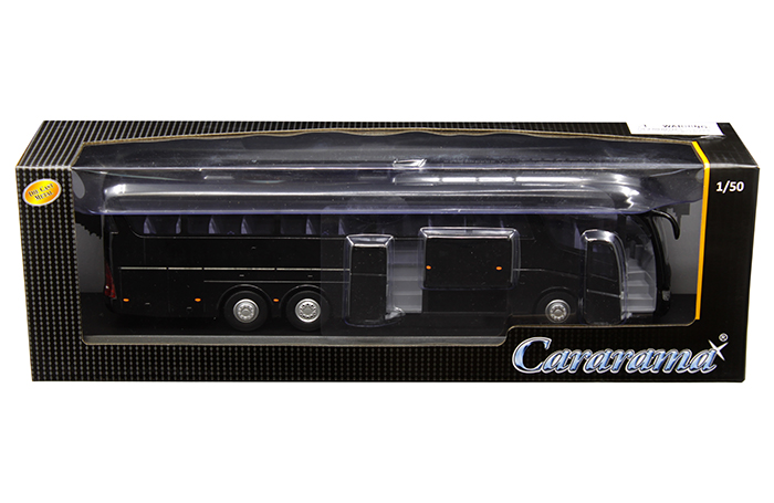 Image of Scania Irizar Pb Bus Black 1/50 Diecast Model by Cararama