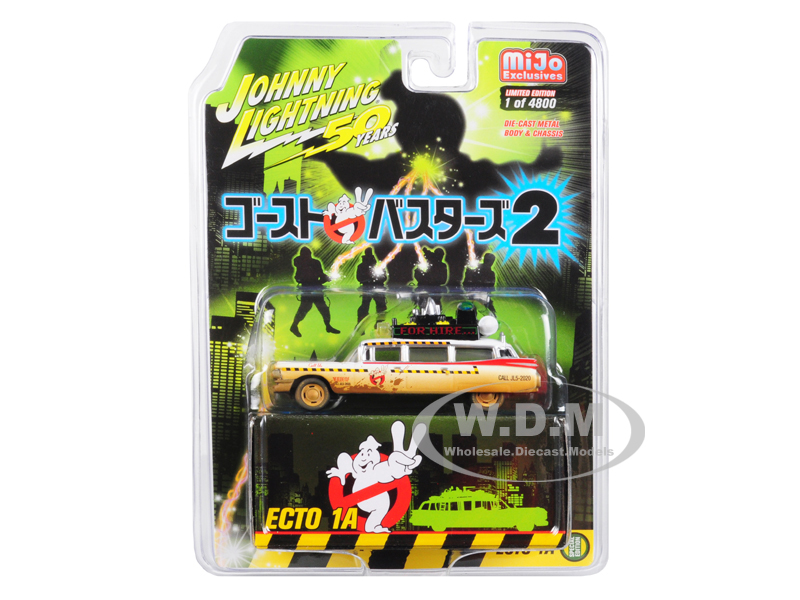 1959 Cadillac Eldorado Ambulance Ecto-1a (dirty Version) "ghostbusters Ii" (1989) Movie (japanese Retro Packaging) Limited Edition To 4800 Pieces Wor
