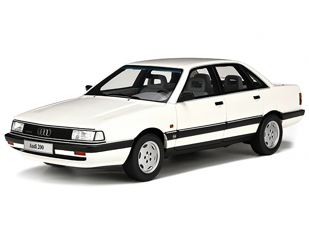 1989 Audi 200 Quattro 20V Pearl White Limited Edition to 2000 pieces Worldwide 1/18 Model Car by Otto Mobile
