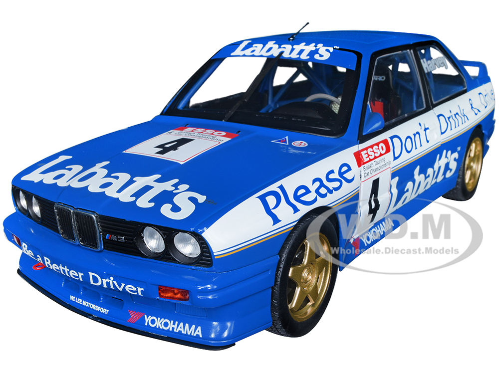BMW E30 M3 4 Tim Harvey "Labbatts" BTCC British Touring Car Championship (1991) "Competition" Series 1/18 Diecast Model Car by Solido