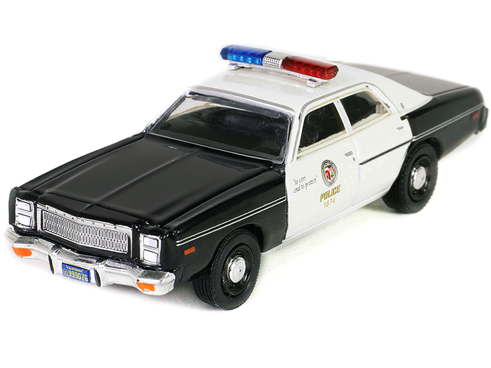 1977 Plymouth Fury Metropolitan Police "The Terminator" (1984) Movie "Hollywood Series" Release 41 1/64 Diecast Model Car by Greenlight