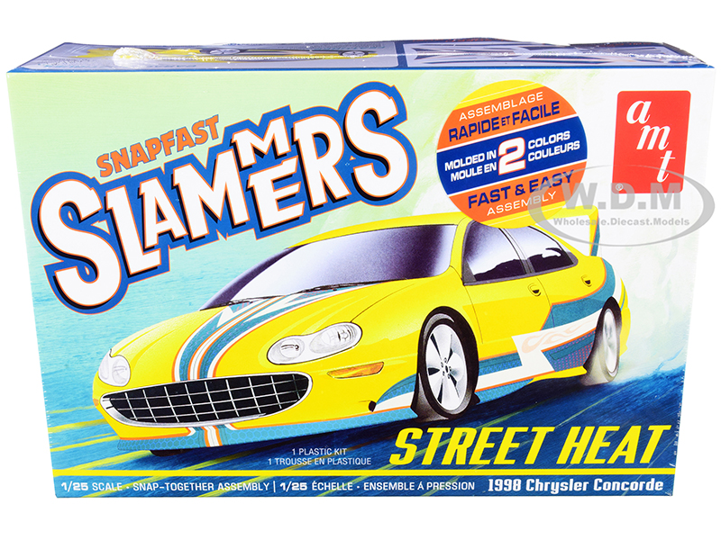 Skill 1 Snap Model Kit 1998 Chrysler Concorde Street Heat "Slammers" 1/25 Scale Model by AMT