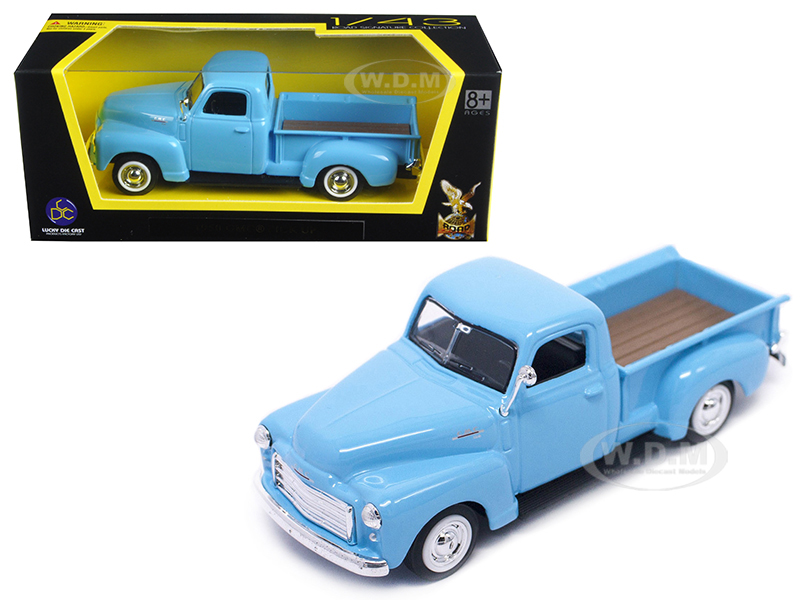 1950 GMC Pickup Truck Light Blue 1/43 Diecast Model Car by Road Signature