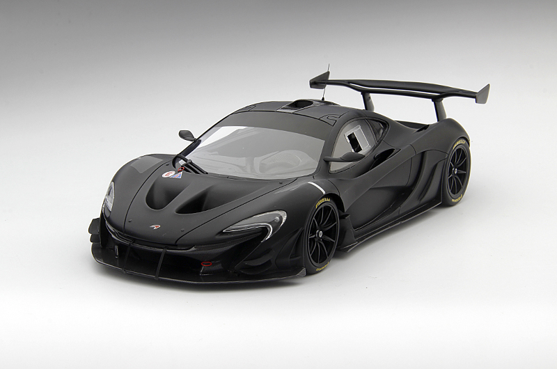 Mclaren P1 Gtr 2015 Test Car Black Limited Edition To 500pcs 1/18 Model Car By True Scale Miniatures