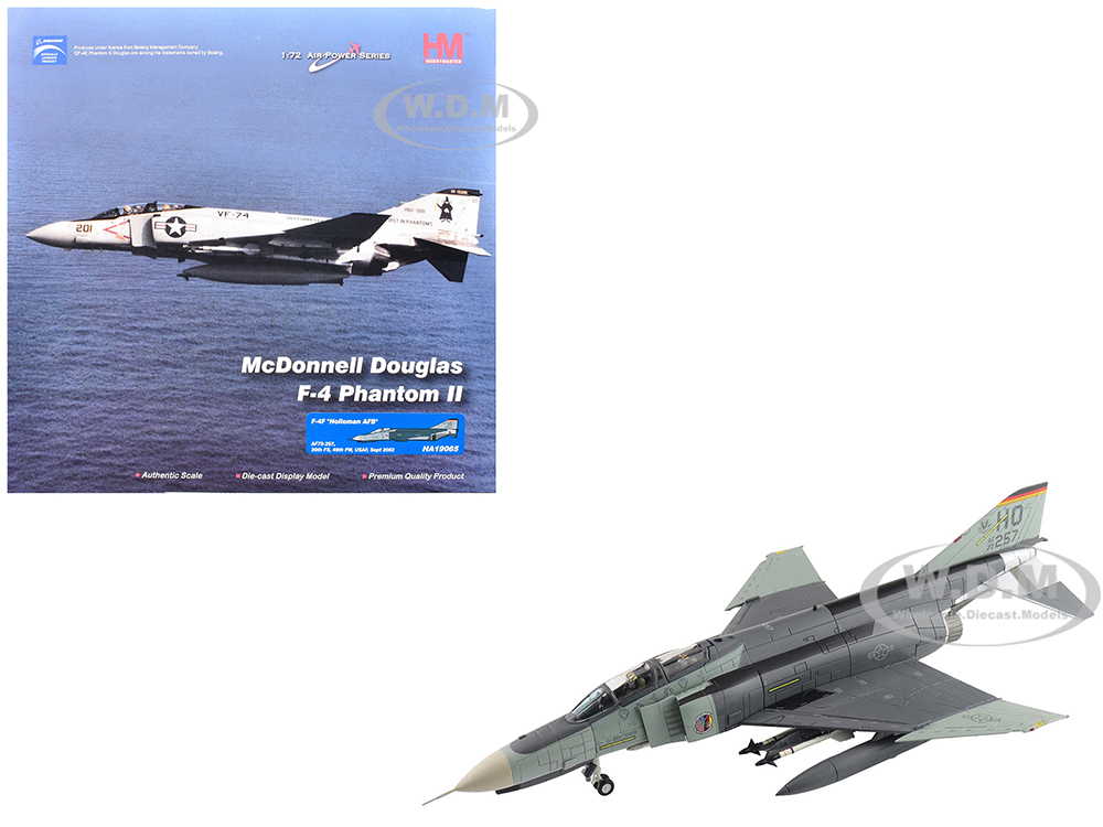 McDonnell Douglas F-4F Phantom II Fighter-Bomber Aircraft "AF72-257 20th Fighter Squadron 49th Fighter Wing Holloman AFB" (2002) United States Air Fo