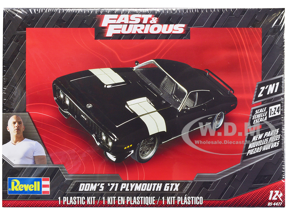 Level 4 Model Kit Doms 1971 Plymouth GTX 