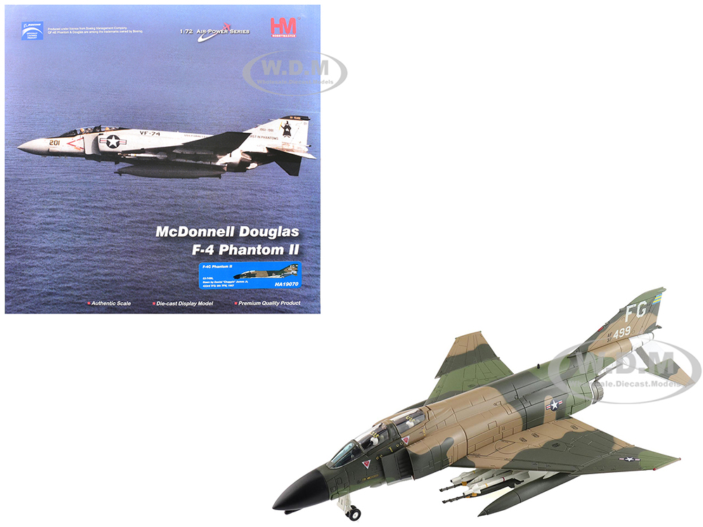 McDonnell Douglas F-4C Phantom II Fighter-Bomber Aircraft "63-7499 Daniel "Chappie" James Jr. 433rd TFS 8th TFW" (1967) United States Air Force "Air